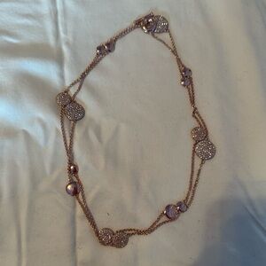 Rose Gold Beaded Necklace